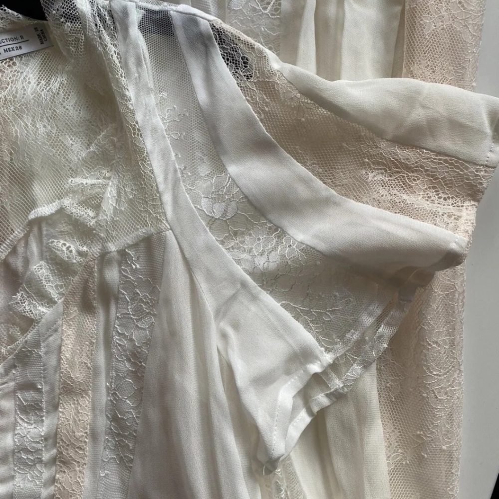Zara $300 Limited Edition White Lace Maxi Dress Size XS New Rare - Picture 6 of 7
